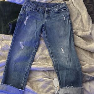 Simply Vera Vera Wang Light Blue Distressed Women's Jeans